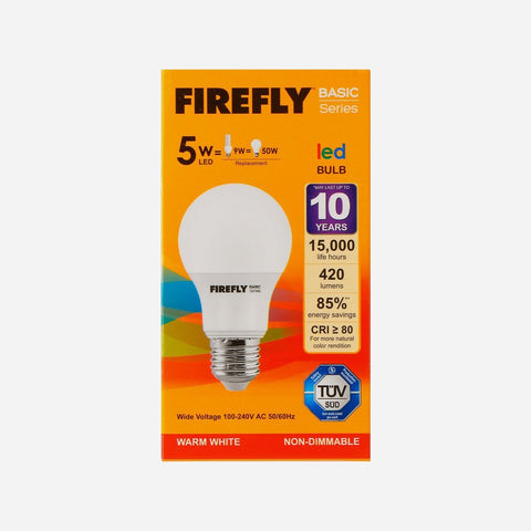 Firefly LED Bulb 5W EBI105 Warm White