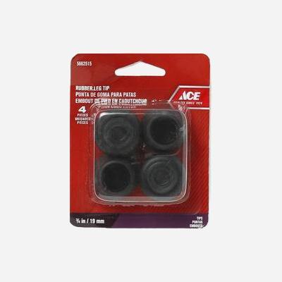 Ace 4-Pack Rubber Leg Tip 0.75in. Set