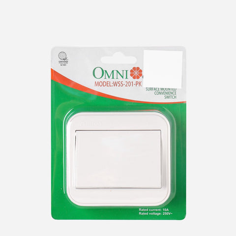 Omni Surface Mounted Convenience Switch WSS-201-PK