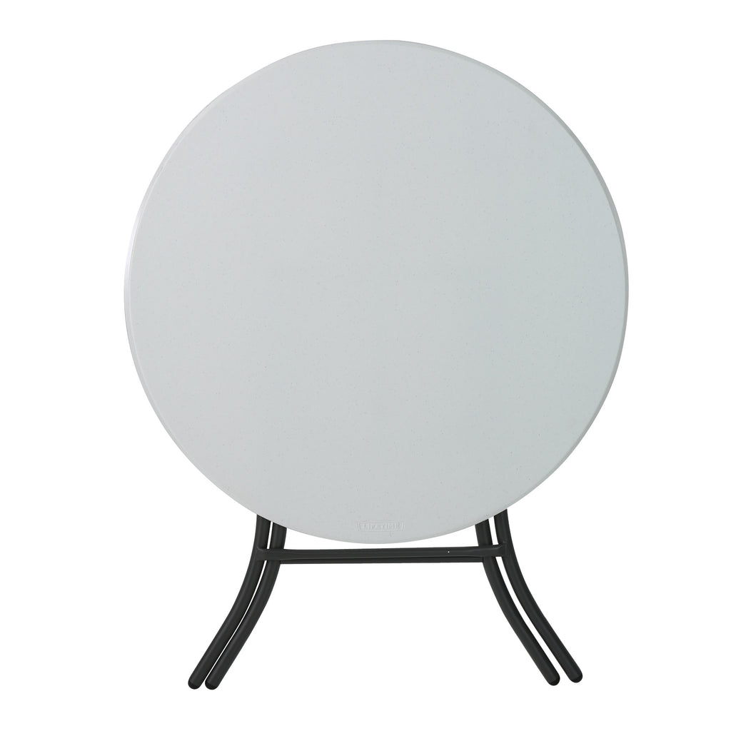 Lifetime 33 Inch Personal Round Folding Table White AHPI