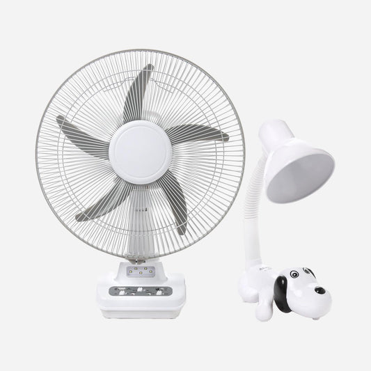 Akari 14IN LED Rechargeable Oscillating Floor Fan ARF-5314F