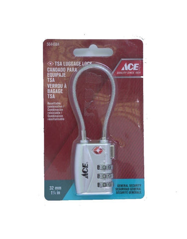 Ace Luggage Lock 3-Dial 32mm