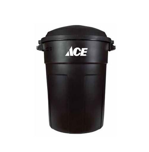 ACE 32-Gallon Trash Can (Black)