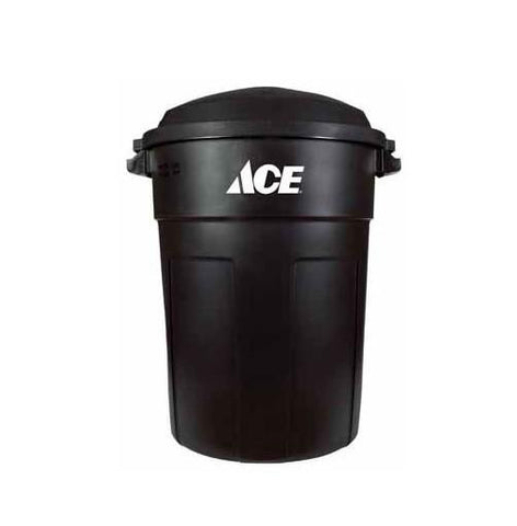 Ace 32-Gallon Trash Can (Black)