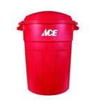 Ace 32-Gallon Trash Can (Red)