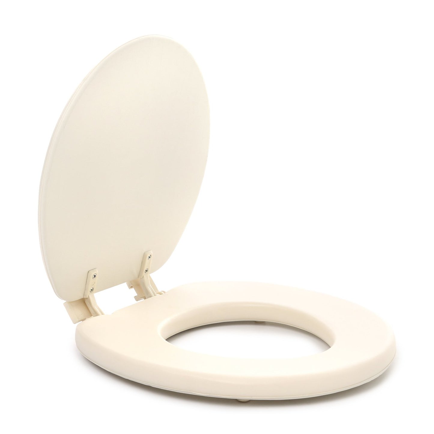 ACE Round 17" Bone Vinyl Toilet Seat Cover