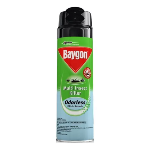 Baygon Multi-Insect Killer Odorless Aerosol 500ml