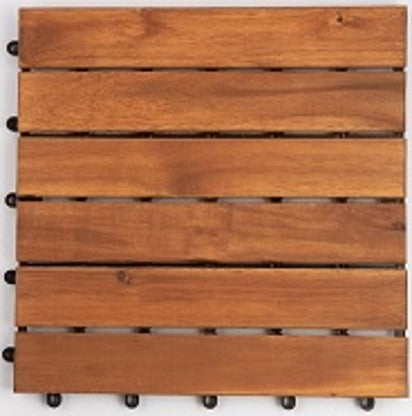 ACE 6-Pc Wooden Deck Tiles (6-Slats)