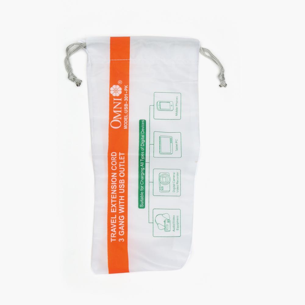 Omni 3-Gang Travel Surge Protector/Extension Cord