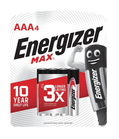 Energizer Max AAA Battery (4-Pack)