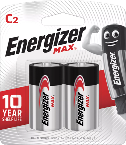 Energizer Max C Battery (2-Pack)