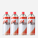 Mega 4-Pack Butane Gas Cartridge 220g