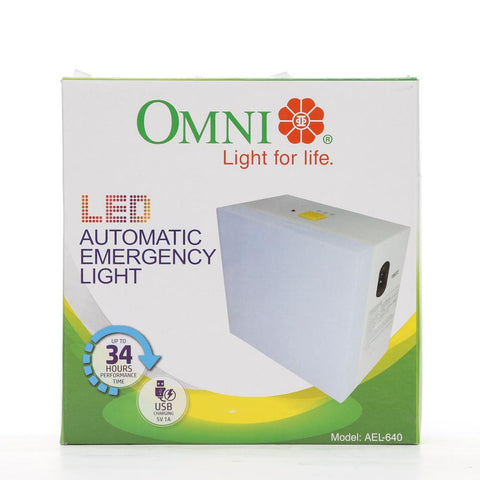 Omni LED Automatic Emergency Light AEL 640 AHPI