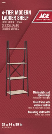 ACE 4-Tier Modern Ladder Shelf