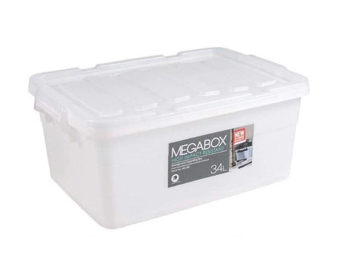 Megabox Hi-Impact Storage Box 34L