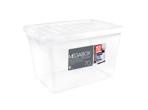 Megabox Storage Box 70L Transparent