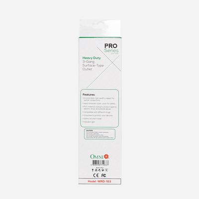 Omni 3-Gang Surface Outlet WR-103