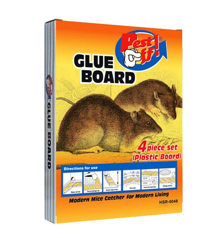 Pest Off Mice Catcher 4-PC Glue Board