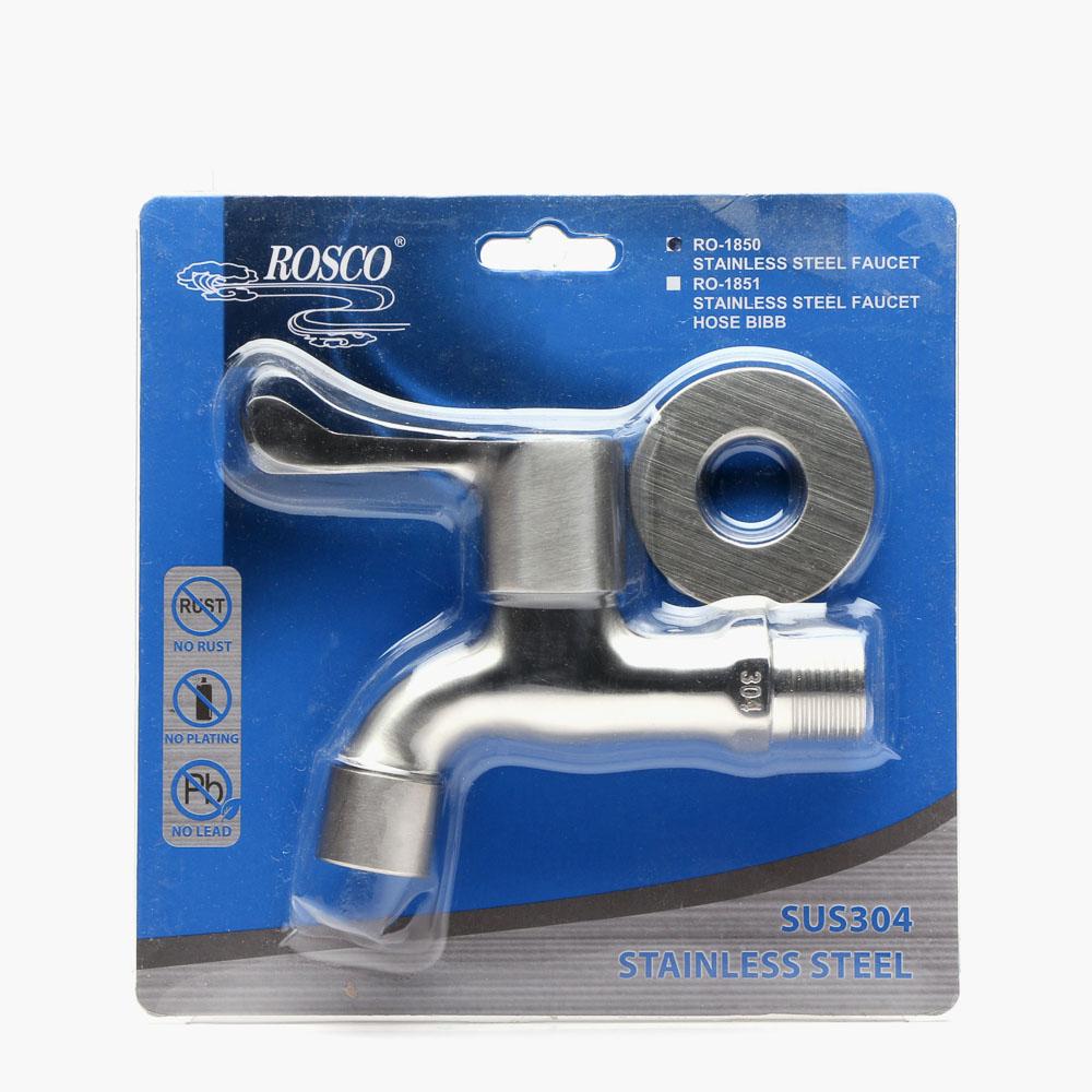 Rosco RO-1850 Stainless Steel Faucet Hose Bib