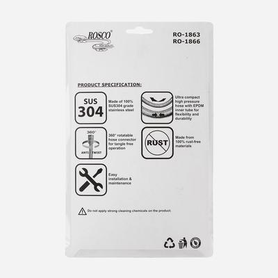 Rosco Stainless Steel Shower Hose