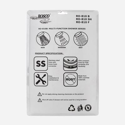 Rosco Telephone Shower w/Stainless Steel Hose