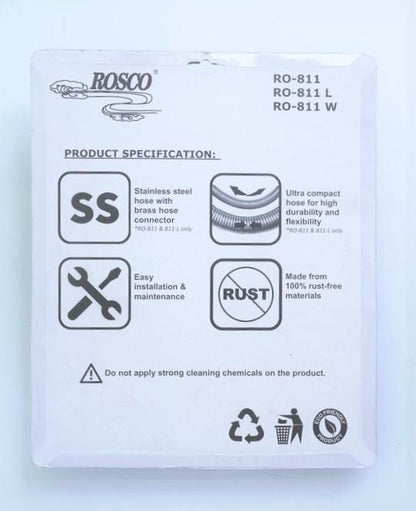 Rosco Stainless Steel Shower Hose (1.5 meters)