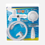 Wassernison Hand Shower w/Dual Faucet (White)