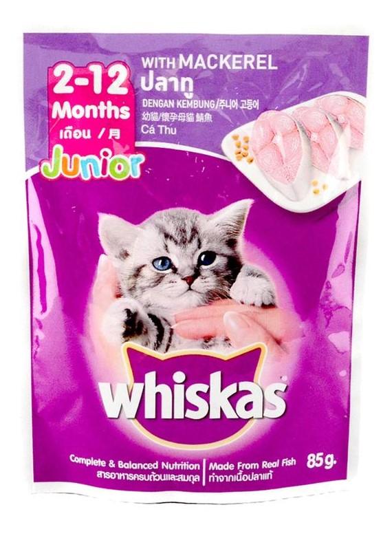 Whiskas Junior Mackerel in Pouch 85g