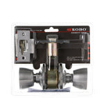 Sobo Stainless Steel Bed and Bath Doorknob Lock Set