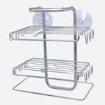 Inter Design-60463 Classico Suct Shower Shelves Chrome