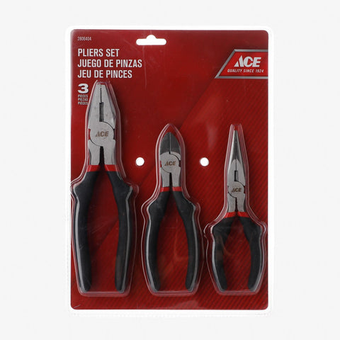Ace 3-Pack Pliers Set