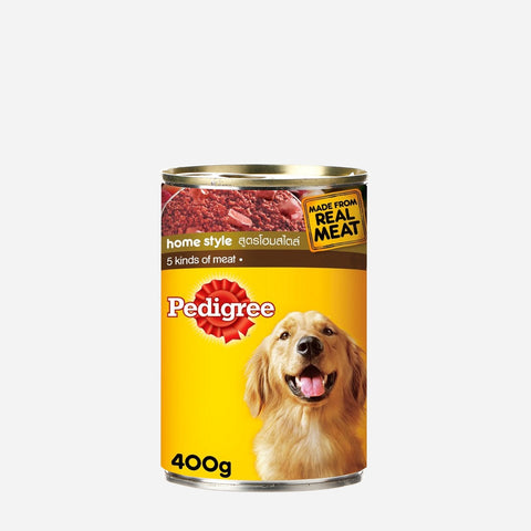 Pedigree Home Style 5 Kinds Canned Dog Food 400g