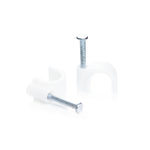 KSS Nail Cable Clip White
