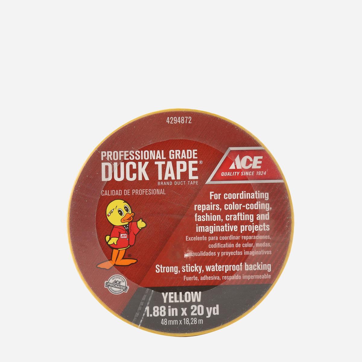 ACE Professional Grade Duck Tape 1.88in.x20yds - Yellow