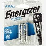 Energizer AAA Lithium Battery (2-Pack)