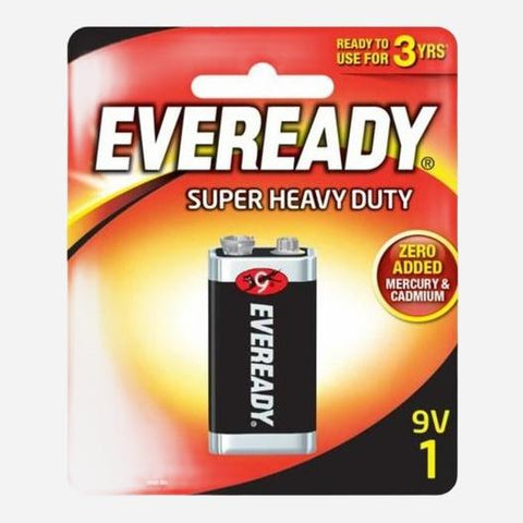 Eveready Black 9V Battery