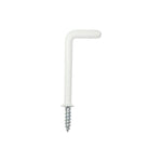 PVC Coated SQ Hooks 1-1/4"White
