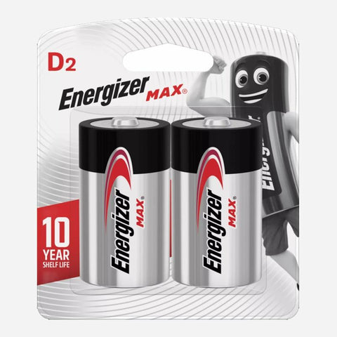 Energizer Max D Battery (2-Pack)