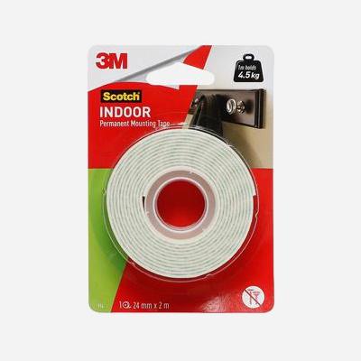 Scotch Permanent Mounting Tape 24mmx2m - Indoor
