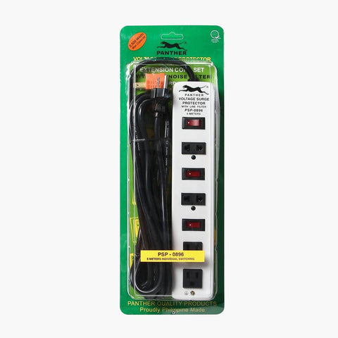 Panther Surge Suppressor with Individual Switch 5M PSP-0896