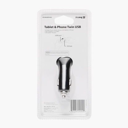 Type S Twin USB Tablet and Phone Holder