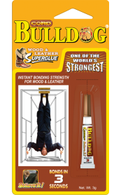 Bulldog Wood & Leather Superglue 3g