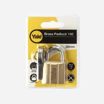 Yale 30mm Brass Padlock